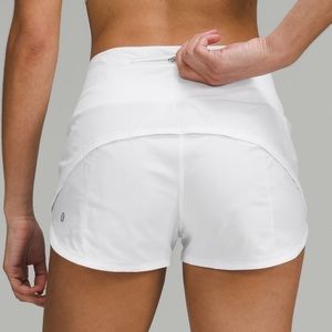 Lululemon Speed Up Low-Rise Lined Short 2.5” White